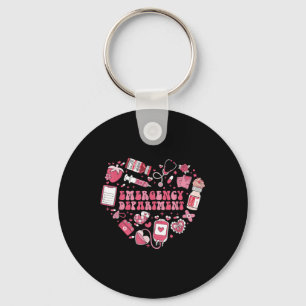 Emergency Department Ativan Heart Er Nurse Valenti Key Ring
