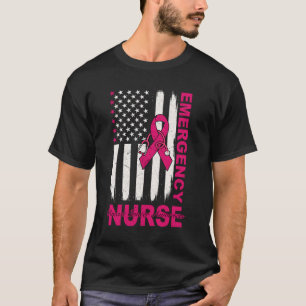 Emergency Department Breast Cancer Awareness ER ED T-Shirt