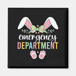 Emergency Department Bunny Emergency Room Er Nurse Magnet