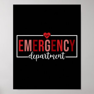 Emergency Department By Aishopi Valentine's Day Em Poster