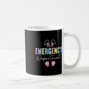 Emergency Department Easter Bunny Er Nurse Easter Coffee Mug