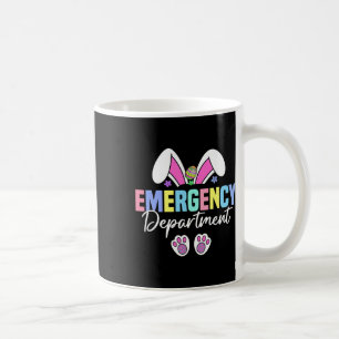 Emergency Department Easter Bunny Er Nurse Easter Coffee Mug