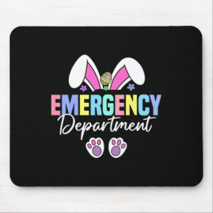 Emergency Department Easter Bunny Er Nurse Easter Mouse Pad