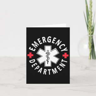 Emergency Department Emergency Room Healthcare Nur Card