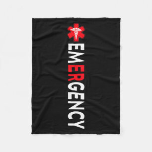 Emergency department emergency room nurse er nurse fleece blanket