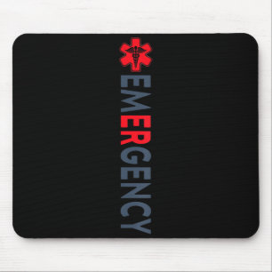 Emergency Department Emergency Room Nurse ER Nurse Mouse Pad