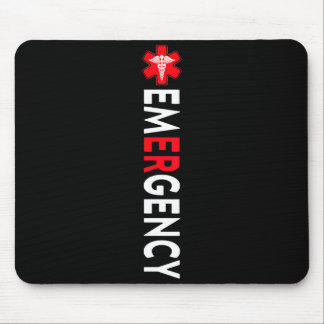 Emergency department emergency room nurse er nurse mouse pad
