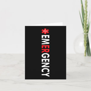 Emergency Department Emergency Room Nurse ( On Bac Card