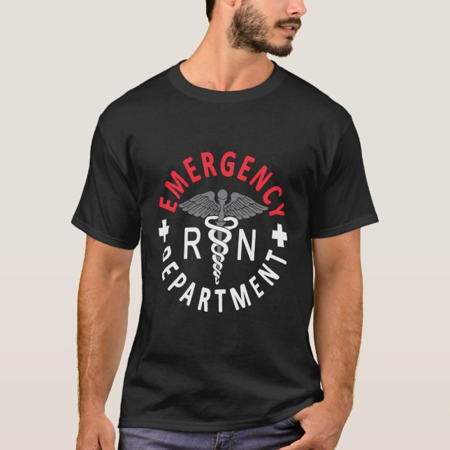 Emergency Department Emergency Room Nursing Regist T-Shirt (Front)