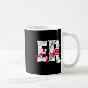 Emergency Department Er Nurse Front And Back Emerg Coffee Mug