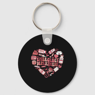 Emergency Department Er Nurse Valentines Day Gifts Key Ring