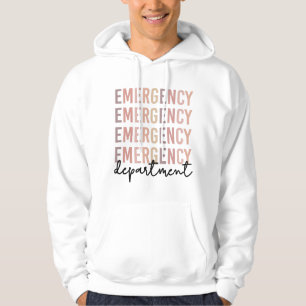 Emergency Department ER Staff ER Nurse ER Tech Hoodie