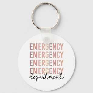 Emergency Department ER Staff   ER Nurse   ER Tech Key Ring