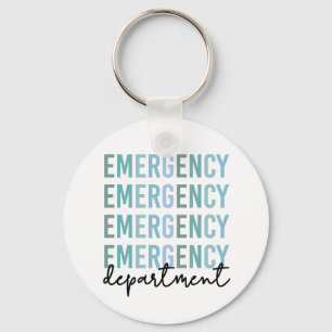 Emergency Department ER Staff ER Nurse ER Tech Key Ring