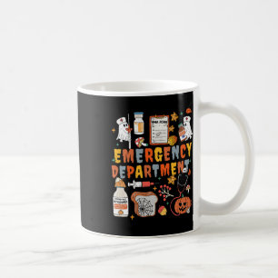 Emergency Department Funny Er Nurse Halloween Spoo Coffee Mug
