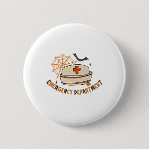 Emergency Department Halloween Emergency Room Nurs 6 Cm Round Badge