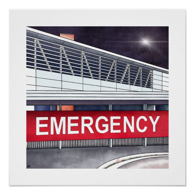 Emergency Department Poster (Front)