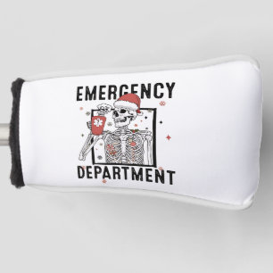 Emergency Department Skeleton Nursing Coffee Lover Golf Head Cover