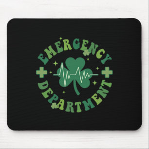 Emergency Department St Patricks Day Emergency Roo Mouse Pad