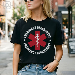 Emergency Department Star of Life Medical Emblem T-Shirt