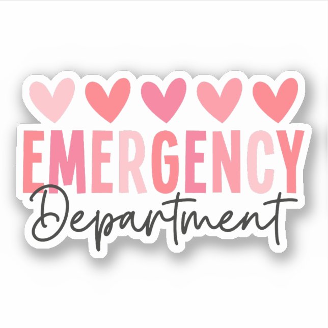 Emergency Department Valentines Day ER Nurse (Front)