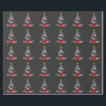 Emergency Department Xmas Tree Nurse Wrapping Paper<br><div class="desc">quilted Christmas tree,  holiday quilter,  patchwork Xmas,  sewing meme 2025,  festive stitching,  fabric art tree,  quilting lover gift,  crafty holiday</div>