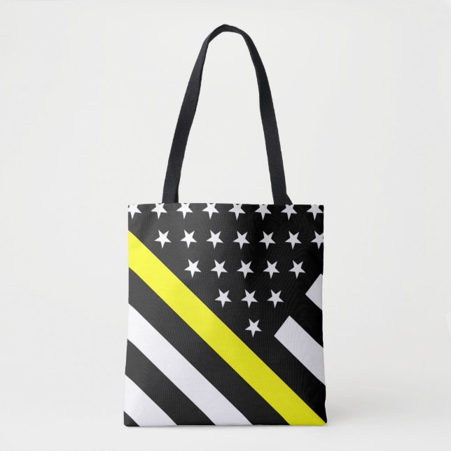 Emergency Dispatcher Flag Tote Bag (Front)