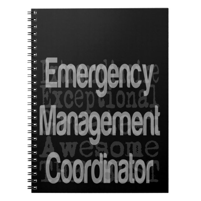 Emergency Management Coordinator Extraordinaire Notebook (Front)
