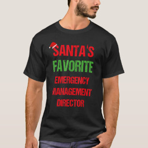 Emergency Management Director Funny Pajama Christm T-Shirt