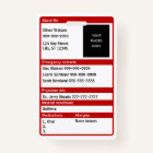 Emergency Medical ID Card