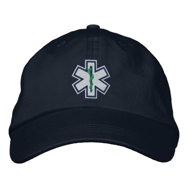 Emergency Medical Technician EMT Embroidery Embroidered Hat (Front)