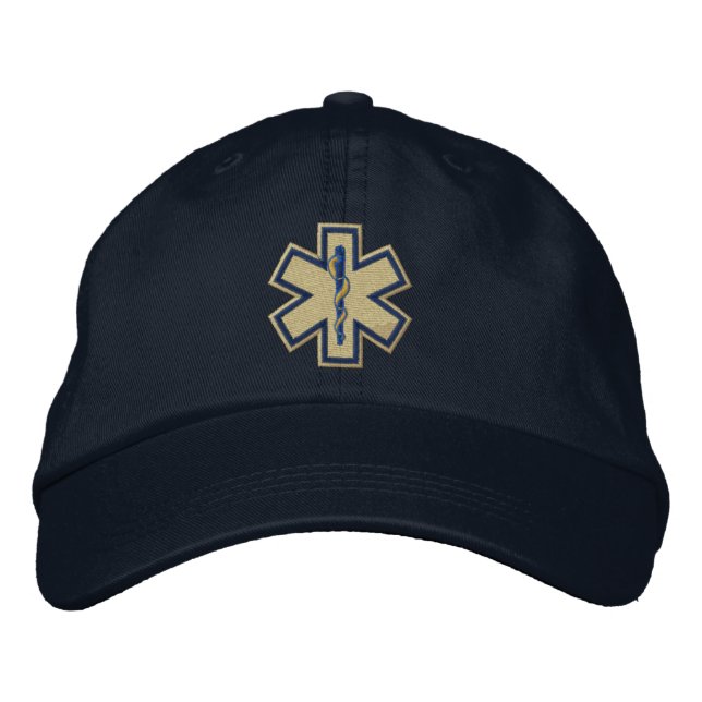 Emergency Medical Technician EMT Embroidery Embroidered Hat (Front)