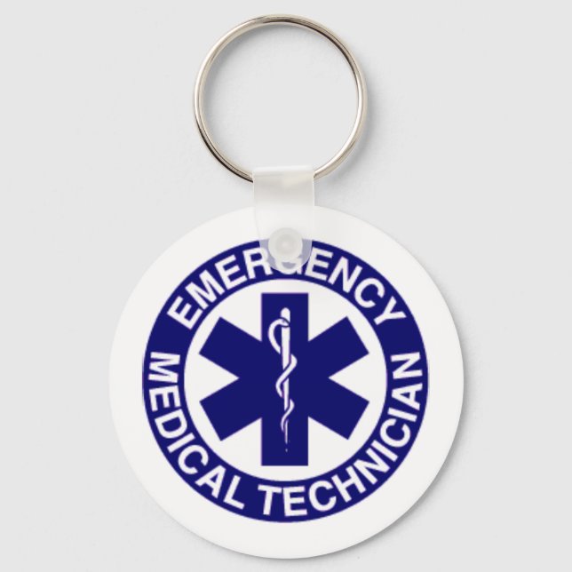 EMERGENCY MEDICAL TECHNICIANS EMT KEY RING (Front)