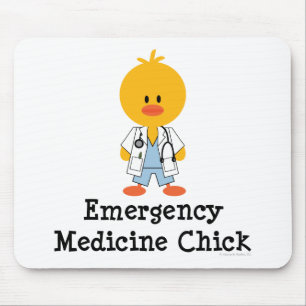 Emergency Medicine Chick Mousepad
