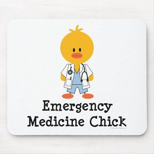 Emergency Medicine Chick Mousepad (Front)