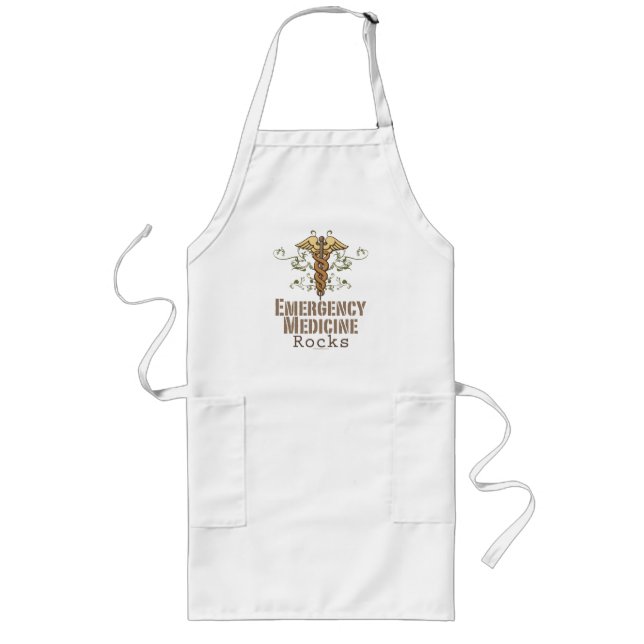 Emergency Medicine Rocks Apron (Front)