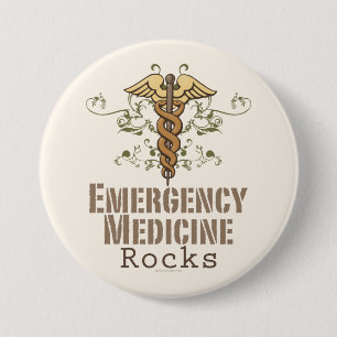Emergency Medicine Rocks Button