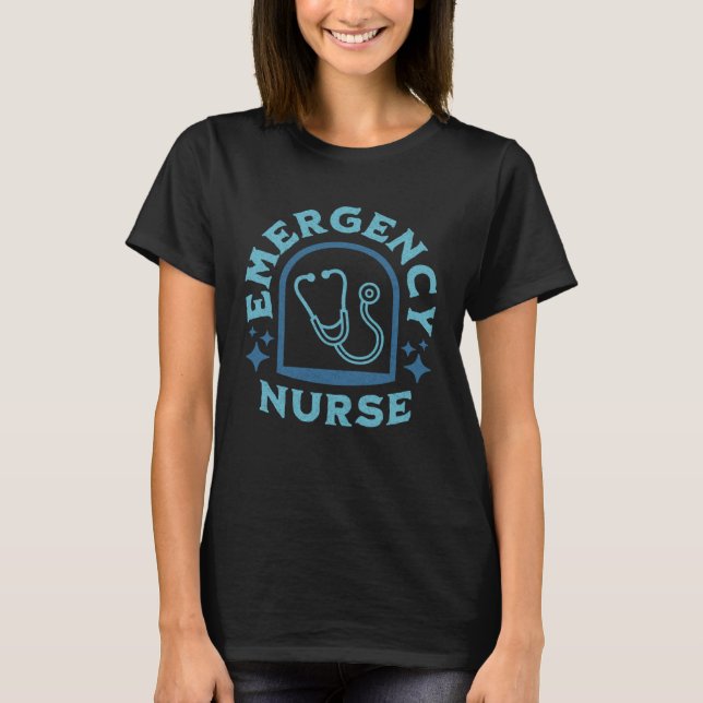 Emergency Nurse and ED Tech Emergency Department T-Shirt (Front)
