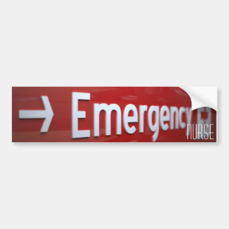 Emergency Nurse Bumper Sticker