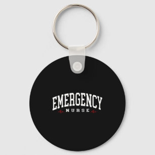 Emergency nurse emergency department emergency roo key ring