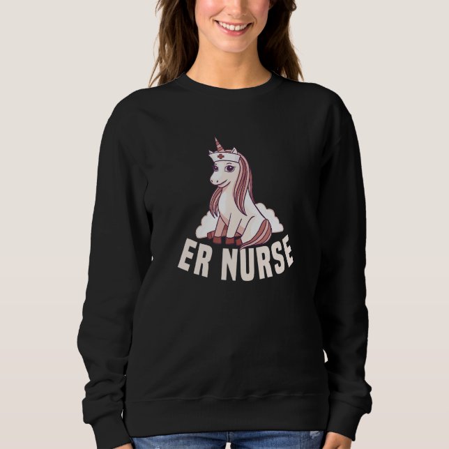 Emergency Nurse Er Medical Nurses Nursing Medical  Sweatshirt (Front)