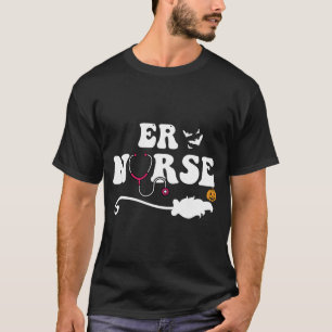 Emergency Nurse ER Nurse Halloween Spooky ST-Shirt T-Shirt