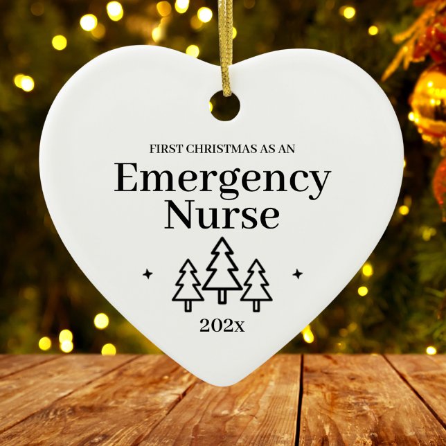 Emergency Nurse First Christmas Ornament (Emergency Nurse First Christmas Ornament
)