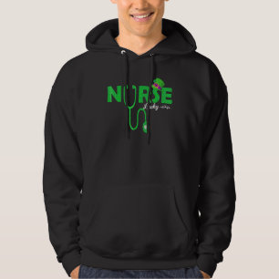 Emergency Nurse Squad Nursing St Patrick Day Gnome Hoodie