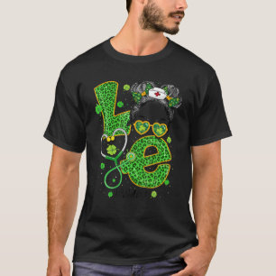 Emergency Nurse Squad Nursing St Patrick Day Gnome T-Shirt