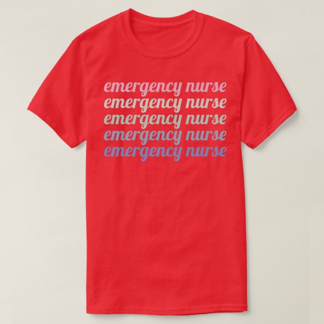 Emergency Nurse T-Shirt (Design Front)