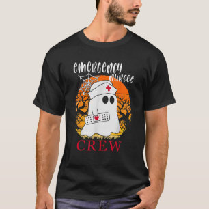 Emergency Nurses Crew Cute Ghost Halloween For Man T-Shirt