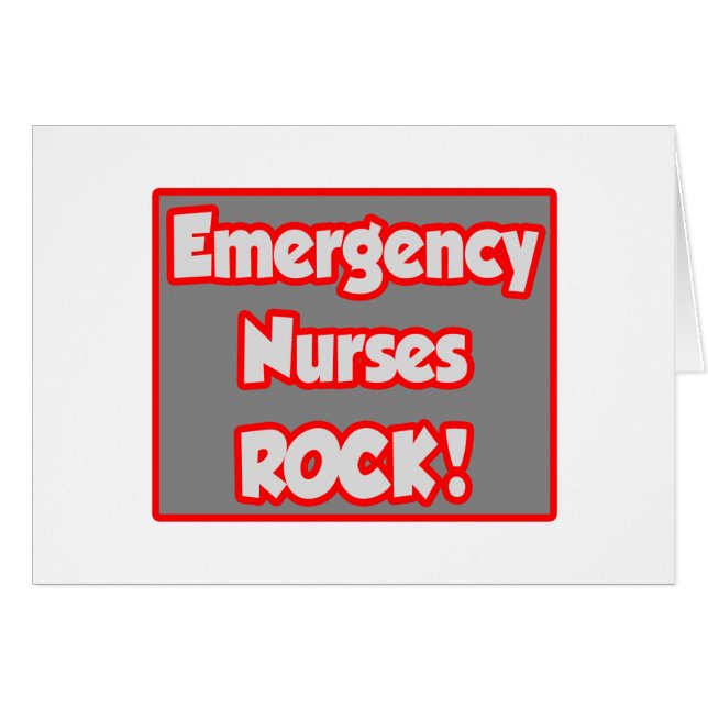 Emergency Nurses Rock! (Front Horizontal)