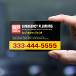 Emergency Plumbing Call - Plumber Fridge Magnet<br><div class="desc">This Emergency Plumbing Call Plumber Fridge Magnet Card is the perfect choice for any plumbing company looking to promote their services and make it easy for customers to reach them in case of an emergency. This fridge magnet card includes space for your company's name, phone number, and website, as well...</div>