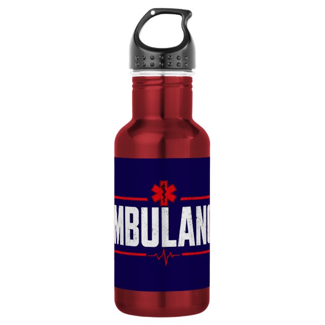 🚑 Emergency Response 532 Ml Water Bottle (Front)